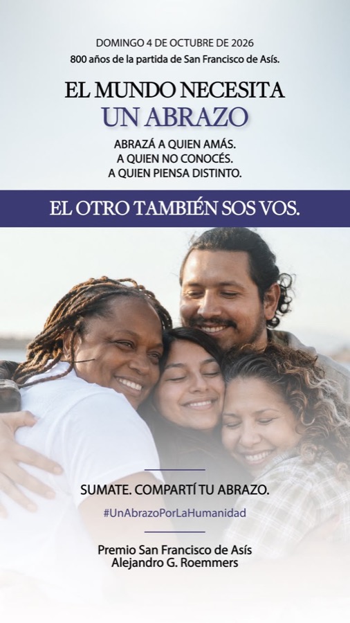 El mundo necesita un abrazo - Evento en As&iacute;s, 4 de octubre de 2026